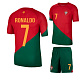 Форма футбольная «Ronaldo» подростковая, цв: красно-зеленый, р: 130-135.