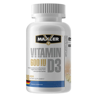 Витамины «Vitamin D3 600 IU» 240 капс.