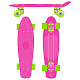 Круизер пластиковый 17''x5'' «Doll» Abec-7 Carbon, колеса: PVC 50х30, цв: розовый.