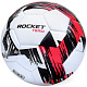 Мяч футбольный №5 «Rocket» PU, машинная сшивка, цв: бело-черно-красный.