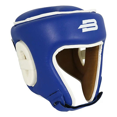 Шлем боксёрский «Universal» PU, цв: синий, р: L