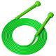 Скакалка для фитнеса, регулируемая, дл: 280 см, цв: зеленый.