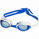 Очки для плавания JR «FissLove» беруши в комплекте, цв: синие-белый.