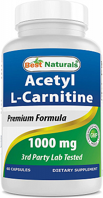 Сжигатель жира «Acetyl L-Carnitine 1000 mg» 60 капс.