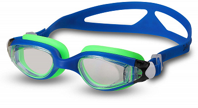 Очки для плавания JR «Nemo» цв: сине-салатовый.