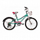 Велосипед 20" «BELLA» цв: мятный, стальная рама, 6 скоростей,тормоза V-brake