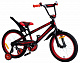 Велосипед 16" «Sport» цв: красно-черный, стальная рама, 1 скорость, покрышка: 16х1,95'', ножные торм