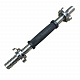Гриф гантельный «SDA-14R» d=25 мм, длина: 35см, обрезиненая ручка, замок - гайка.
