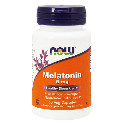Улучшение сна «Melatonin 5 mg» 60 капс.