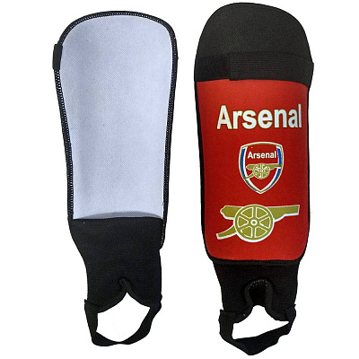 Щитки футбольные детские «Arsenal» с защитой голеностопа