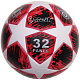 Мяч футбольный №5 «MK-122» 4-слоя ТПУ 3.2, термосшивка, цв: красно-бело-черный.