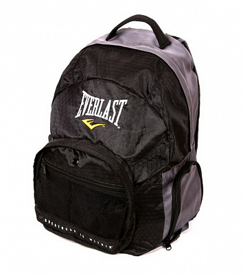 Рюкзак «Back Pack», р: 12"х18"х10", цв: черный-серый.