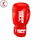 Перчатки боксёрские «Super» кожа, цв: красный, р: 12 унций
