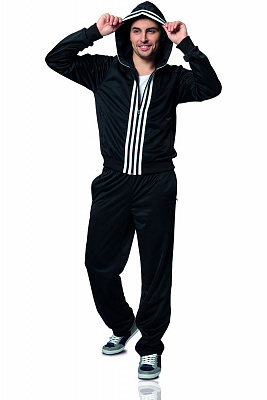 Спортивный костюм мужской «Ворд» цв: черный, р: 58
