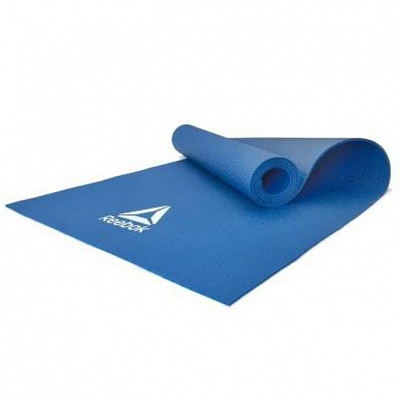 Коврик для фитнесса и йоги «RAYG-11022BL» ПВХ, р: 173х61х0,4см, цв: синий.