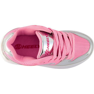 Роликовые кроссовки «Cement» цв: серебристо-розовый, р: 37