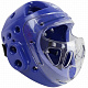 Шлем тхэквондо «Premium» с маской, цв: синий, р: M