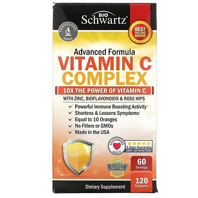 Витамины «Vitamin C Complex» 120 капс.