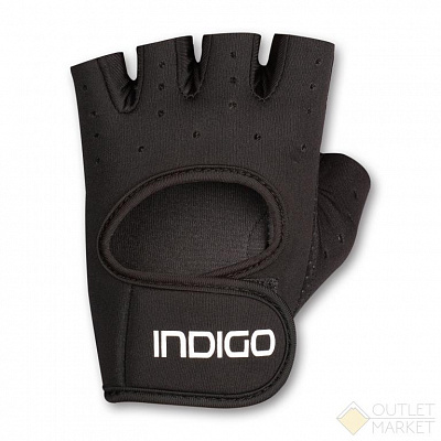 Перчатки для фитнесса «IN200» неопрен, цв: черный, р: M