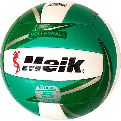 Мяч волейбольный №5 «Meik-QS-V519» TPU 2,5, машинная сшивка, цв: зеленый.