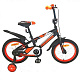 Велосипед 14" «Sport» цв: черно-оранжевый, стальная рама, 1 скорость, покрышка: 14х1,75'', ножные то