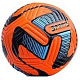 Мяч футбольный №5 «Sports» PU, машинная сшивка, цв: оранжево-черно-голубой.