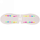 Шнурки силиконовые «Summer» двухцветные, 12 шт, цв: микс.