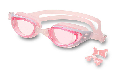 Очки для плавания SR «Pike» цв: розовый.