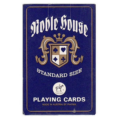 Игральные карты «Нобл Хаус» бридж размер, 55 листов