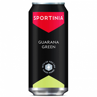Напиток энергетический «Guarana Green» газированный, 500 мл.