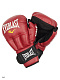 Перчатки для рукопашного боя «HSIF Leather» кожа, цв: красный, р: 10 унций
