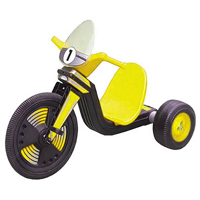 Велосипед трехколесный «Moove&Fun» со спинкой, цв: желтый.