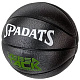 Мяч баскетбольный № 7 «Spadats» PU, клееный, цв: черно-графитовый.