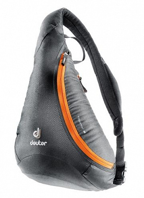 Сумка-Рюкзак «Tommy S» объем: 5 л,  цв:  black-orange.