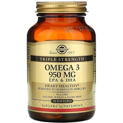 Жирные кислоты «Omega-3 950mg» 50 капс