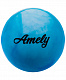Мяч для художественной гимнастики «AGB-101»  Ø 19 см, цв: синий/белый