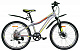Велосипед 24" «S4400D» цв: серо-желтый, стальная рама, 18 скорость, вилка:  Steel 60 мм, Shimano TY2