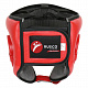 Шлем боксерский «Pro» ЭКО кожа, одобрен ФРБ, цв: красный, р: L