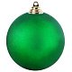 Елочная игрушка шар «ЕК0428» D=12мм, уп: 1шт, цв: матовый зеленый.