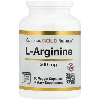 Аминокислоты «L-Arginine» 60 капс.